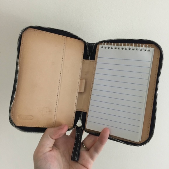 Vintage COACH Black Notepad Holder - Picture 5 of 7